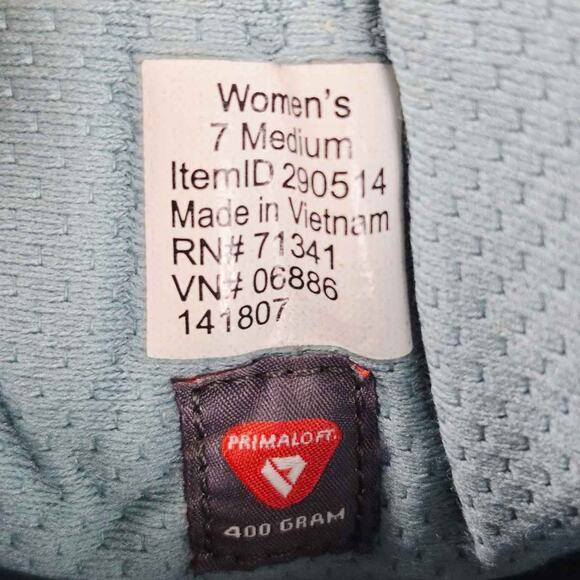 L.L.Bean Womens 7M TEK2.5 Insulated Waterproof Hiking Boots Black PrimaLoft 400g - Picture 12 of 12